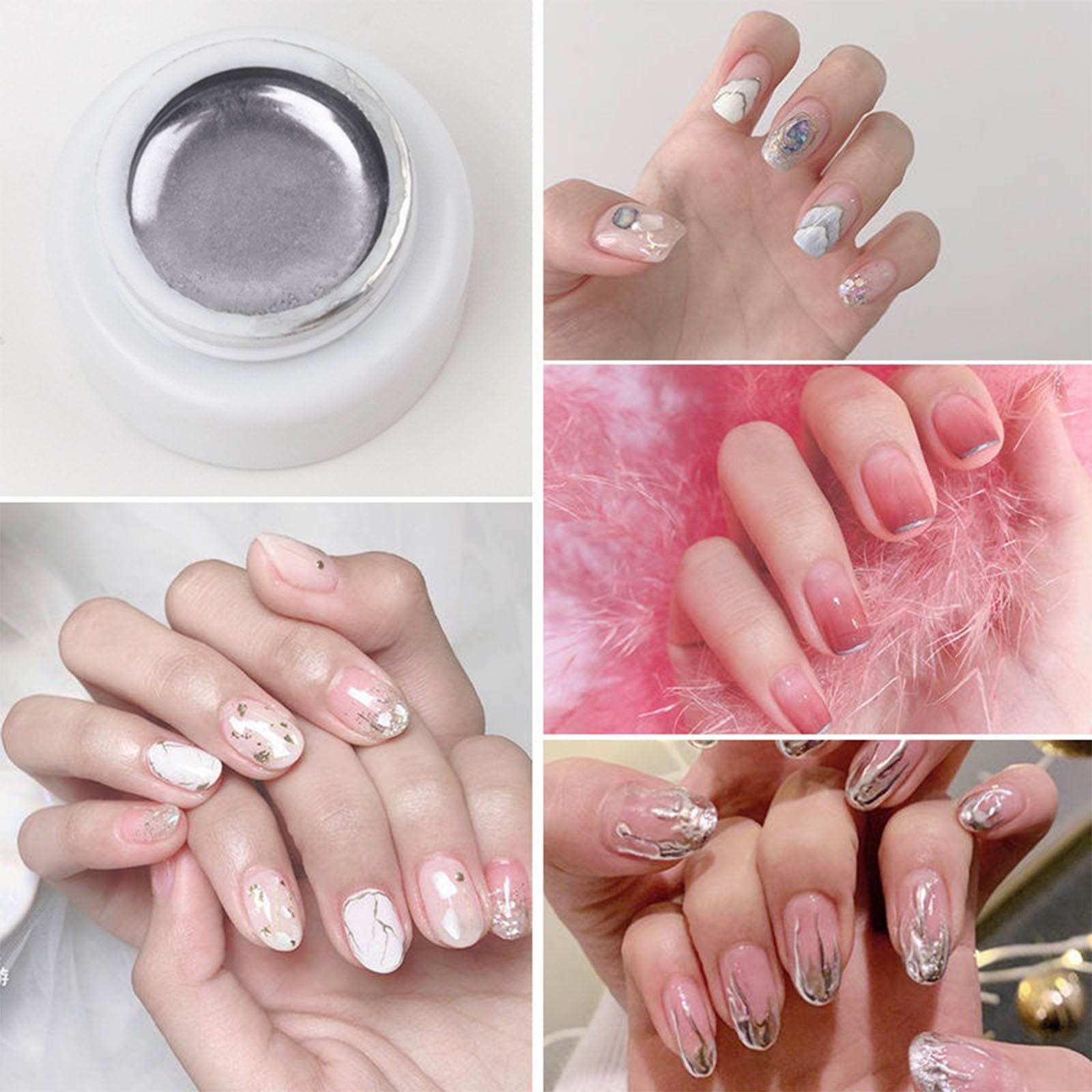 Glitter for Nails Nail Pens Sticker Nails Short Length Glitter Spray Nail Rhinestones And Charms Hair Glitter Jelly Nails on on Gel Nails Nail Jewelry for Acrylic Nails