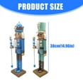 thumbnail image 5 of Zeiwohndc Wooden King Nutcrackers Figurine Beach Coastal Theme Christmas Decoration Gift, 5 of 8
