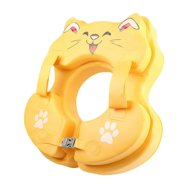 Flotador de natación para niños,Flotador de natación ajustable para niños Anillo de natación para niños,Flotador no inflable para la cintura del agua,Flotador de piscina para amarillo