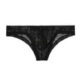 thumbnail image 2 of Sunvit-Panties Mens Lace Panties, 95% Polyester 5% Spandex Soft Stretch, Comfortable Bikini Style Mid-Low Rise, Size XL Black, Suitable for Everyday & Special Occasions, 2 of 2