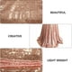 thumbnail image 3 of GOOHOCHY Mantel de lentejuelas para boda, decorativo, bordado, para hotel (oro rosa), 3 of 8