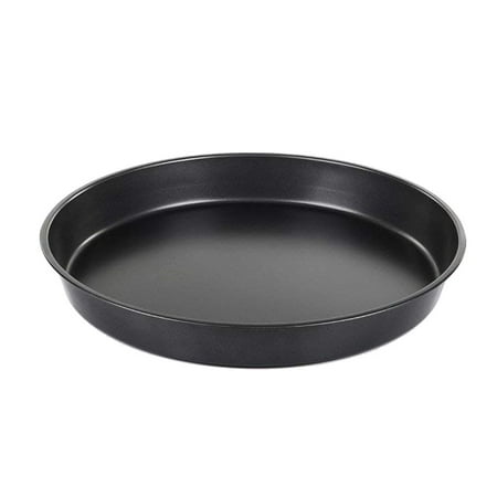 6 inch Carbon Steel Non-Stick Pizza Pan Pie Pan Oven Baking Trays Mold Microwave Cake Dish Mould Plate Kitchen Chicken (Best Roasting Pan For Chicken)