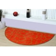 thumbnail image 2 of Furnish My Place Animal Print Rug - 24" x 48" Half Round, Giraffe Dark Orange, Nylon Rug for Patio, Garden, Hallway, Living Room, 2 of 5