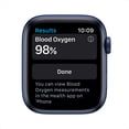 thumbnail image 3 of Refurbished Apple Watch Series 6 GPS + Cellular, 44mm Blue Aluminum Case with Black Sport Band - Regular, 3 of 4