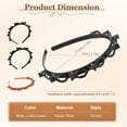 thumbnail image 6 of Headband with Clips 2 Pcs Bangs Hairstyle Hairpin Headband, Multi Layer Toothed Braid Tool for Easy DIY Hairstyles, Hair Styling Accessories for Women Girls, Hair Accessories,&nbsp;Hair Band, 6 of 7