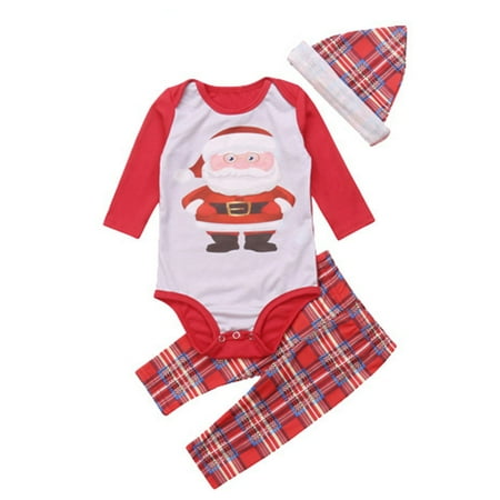 

LisenraIn Christmas Family Pajamas Set Xmas Clothes Parent-child Sleepwear