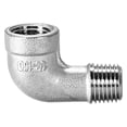 thumbnail image 3 of Accesorio de tubería de acero inoxidable 316, codo de 90 grados 1/4 BSPT hembra x 1/4 BSPT macho, 3 of 3