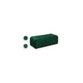 thumbnail image 2 of Meridian Furniture Casey Button Tufted Green Velvet Ottoman and Bench, 2 of 4