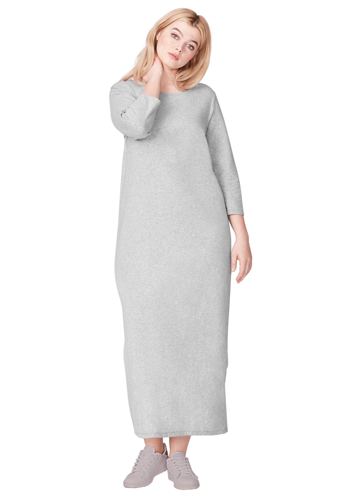 knit maxi dress plus size