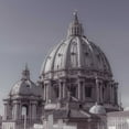 thumbnail image 2 of Frank, Assaf 20x20 White Modern Wood Framed Museum Art Print Titled - St. Peters Basilica dome, Rome, Italy, 2 of 4