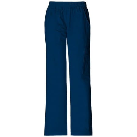 

Cherokee Workwear Core Stretch Women s Scrubs Pant Mid Rise Pull-On Cargo 4005