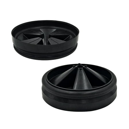 

Garbage Disposal Splash Guards 3 3/8 Sink Baffle QCB-AM Replacement for InSinkErator Evolution Series Upgraded Removable Quiet Collar Drain Plugs Garbage Disposer Accessories Black 2 Pack