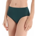 thumbnail image 1 of Women's Rhonda Shear 4031 Ahh Seamless High-Cut Brief Panty (Dark Teal XS), 1 of 4