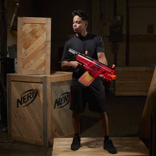 Nerf Khaos MXVI-4000 Blaster (Red) - Walmart.com