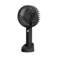 thumbnail image 1 of Ventilador de mano portátil 1000-1200mAh Ventilador de escritorio recargable USB (Negro) Tmvgtek Libre de BPA, 1 of 6