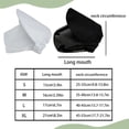thumbnail image 3 of HONGLIN Adjustable Dog Hood, Breathable Mesh Head Cover for Small to Medium Dogs, Protective Dog Face Mask for Foraging and Outdoor, L, Black, 3 of 7