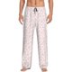 thumbnail image 1 of Fotbe Cow 1 Pantalones de Pijama para Hombre, Pantalones de Dormir, Pantalones de Casa con Cintura Ajustable y Bolsillos-Medium, 1 of 6