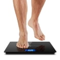 thumbnail image 5 of Extra-Wide/Ultra-Thick Digital Body Weight Bathroom Scale with 3 Inch Large Easy Read Backlit LCD Display Max Capacity 400lb Step-on Technology, Black, 5 of 8