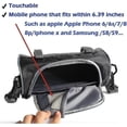 thumbnail image 3 of Motorcycle Handlebar Bag Small Ride-large Touch Screen Small Fork Bag Removable Shoulder Strap Waterproof-motorcycle Front Handle Storage Bag Contain, 3 of 5