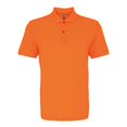 thumbnail image 1 of Asquith & Fox - Polo liso de manga corta Hombre/Caballero (Naranja Neon), 1 of 3