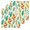 Orange, variant on Spring Botanical Kitchen Dish Towels for Drying Dishes Set of 3, Watercolor Leaves Floral Rustic Cream Waffle Weave Microfiber Hand Tea Bathroom Towels Quick Dry & Absorbent Towel 12x12