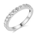 thumbnail image 5 of 3.05 Ct Round Cut Engagement Wedding Ring Set Real 14K White Gold Matching Band, 5 of 7