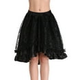 thumbnail image 5 of Idoravan Women's Basic Versatile Skirt Punk Mesh Skirt Cosplay Costume Womens Retro Gothic Pirate Dance Skirts Show Girl Outfits, 5 of 8
