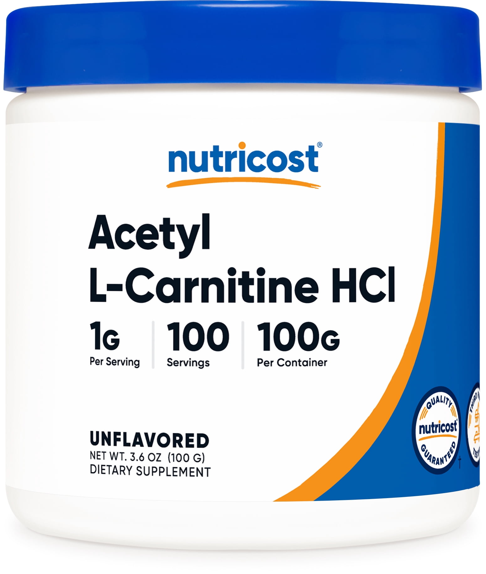 EHPlabs Acetyl L-Carnitine Dietary Supplement, 3.5 oz (100 g)
