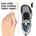 thumbnail image 5 of Sosenfer Hands-Free Slip-On Wide Toe Box Barefoot Sneakers - Women's Zero Drop Walking Shoes, 5 of 6