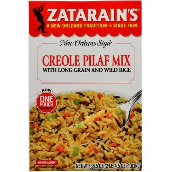 Zatarains Creole Pilaf Mix, 36.5 Ounce -- 8 per Case.