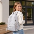 thumbnail image 3 of Ins Style Star Backpack Women Student Cute Large Capacity School Bag Junior High Senior High Casual Travel Rucksack Pink, 3 of 8