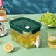 thumbnail image 1 of Xihbxyly Dispensador de Bebidas de 2,5 L, Recipiente para Té de Frutas con Grifo, Jarra para Limonada Helada, Diseño Antigoteo, Doble Filtración, Ideal para Fiestas, Barbacoas y Bebidas Diarias, Verd, 1 of 7