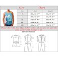 thumbnail image 3 of BJUTIR Mens Tank Tops Summer Fashion Tank Top Casual Loose Sports Beach Seaside Hawaiian Print Top Vest Casual Loose Top, 3 of 5