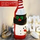 thumbnail image 5 of Juego de botellas de vino navideñas, juego de botellas de vino navideñas de 2 piezas, bolsa de vino tipo suéter hecha a mano, aderezo para botellas de vino de reno y muñeco de nieve Sailing Electrónica, 5 of 5