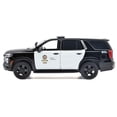 thumbnail image 2 of 2025 Chevrolet Tahoe Police Pursuit Vehicle "LAPD" Black and White 1/24 Diecast Model Car by Motormax, 2 of 6