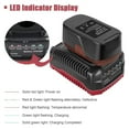 thumbnail image 2 of MINGSCI Fast Charger for Craftsman C3 19.2 Volt Lithium NiMh XCP Battery 140152004 11375, 2 of 7