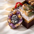 thumbnail image 6 of Pxyqht Animal Theme Print Acrylic Christmas Hanging Trinket Light Weight Pendant Tree Wreath Wall Ornament For Household Indoor Xmas Party Interior Styling, 6 of 6