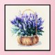 thumbnail image 5 of (2319) Hilo Algodón Ecológico 11CT 3 Hebras 37*37CM Lavanda Punto Cruz Serie Flores Tela Hecha A Mano Kit Bordado Diy (instrucciones en Inglés) (sku Principal Tiene Video), 5 of 9