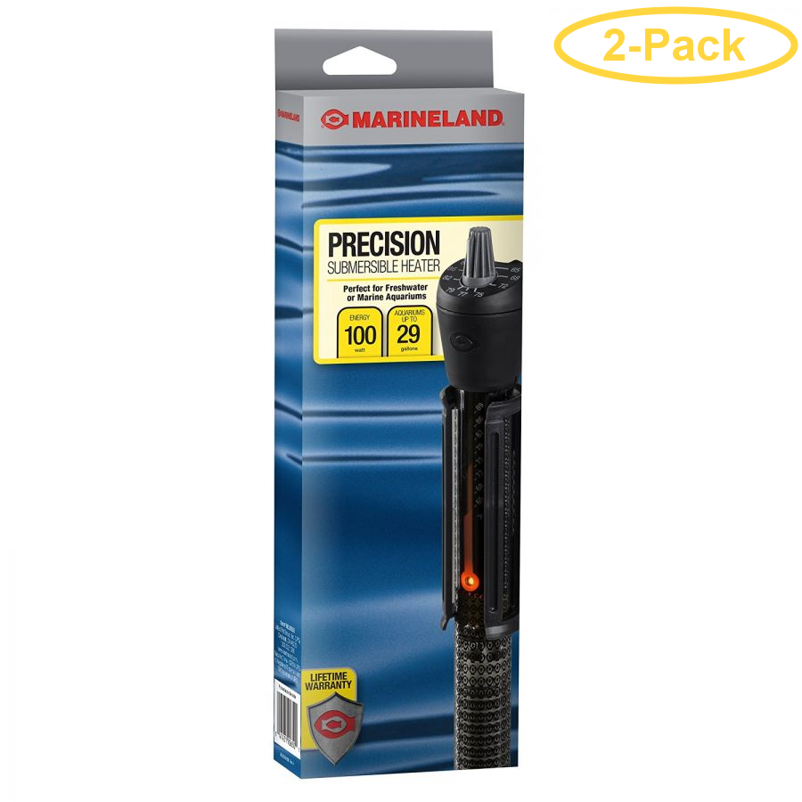 Marineland Precision Submersible Aquarium Heater 100 Watt 10.25 Long (Aquariums up to 29