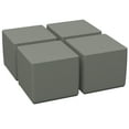 thumbnail image 2 of SoftZone® 18in Cube Ottoman Standard 4-Piece - Grey, 2 of 2