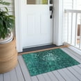 thumbnail image 6 of Addison Rugs Chantille Indoor/Outdoor Transitional Modern Teal Washable Rectangle Rug, 1'8" x 2'6", 6 of 6