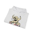 thumbnail image 3 of Toy Machine Skull Vintage Skateboarding Hoodie Design - M / Ash, 3 of 4
