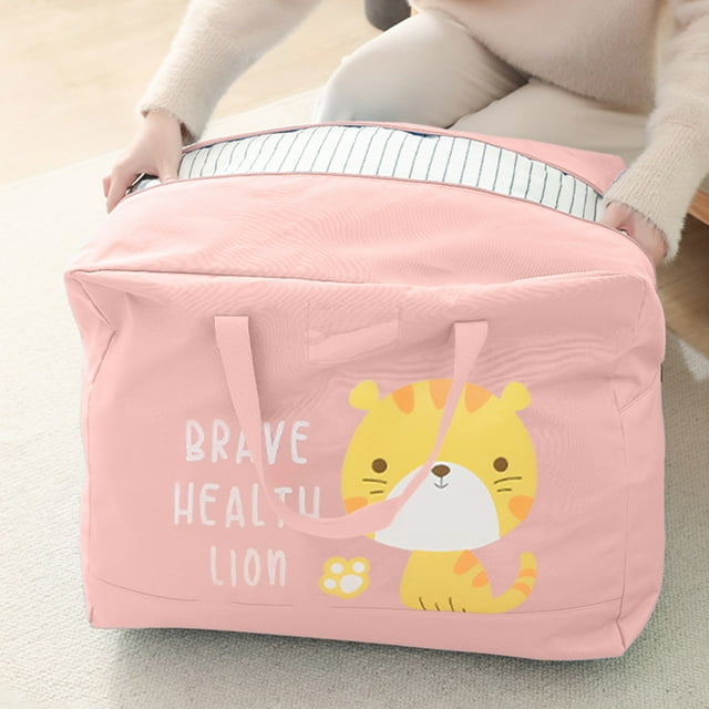 Xihbxyly Bolsa de Almacenamiento Grande, Resistente, 600D, 77 L de Capacidad, Organizador Versátil para Ropa de Cama, Mantas, Dormitorios, Mudanzas y Viajes. Fácil de Plegar, 58 X 28 X 48 Cm.