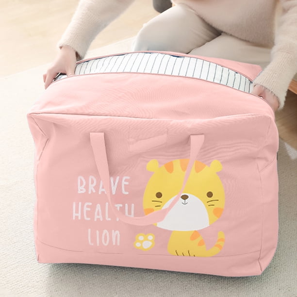 Xihbxyly Bolsa de Almacenamiento Grande, Resistente, 600D, 77 L de Capacidad, Organizador Versátil para Ropa de Cama, Mantas, Dormitorios, Mudanzas y Viajes. Fácil de Plegar, 58 X 28 X 48 Cm.