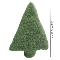 NWOKYZGH Winter Tree Pillows Pine Stuffed Tree Shaped Cute Soft Throw Decorative Cute Pillows for Winter Party Outdoor Home Cushion Decorations