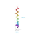thumbnail image 1 of Spiral Windmill Hanging Wind Spinners, Wind Spinners Colorful Windmill, PVC For Garden Tent, 1 of 7