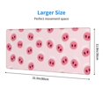 thumbnail image 4 of Disketp Gaming Mouse Pad Cute Pig Nose Pattern Large Mouse Mat Long Extended Desk Pad Non-Slip Rubber Mice Pads Stitched Edges Thin Pad (11.8x31.5 Inch), 4 of 9