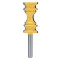thumbnail image 5 of Chair Rail Molding Router Bits Carbon Steel Alloy Crown Shape Routers Bit 1?1/8in Diameter 2in Depth8mm Shank, 5 of 5