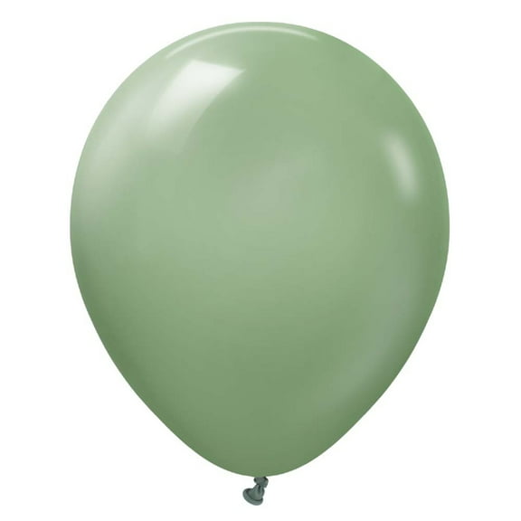 18 inch Kalisan Retro Eucalyptus Latex Balloons (25 Pack) - Party Supplies Decorations
