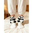 thumbnail image 2 of 3D Knit Animal Sloth Socks for Women, 2025 Christmas Socks Collection Fun Cute Plush Animals Hug Crew Socks, Winter Socks for Wife (Panda #779), 2 of 18